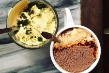 Matcha trứng nóng